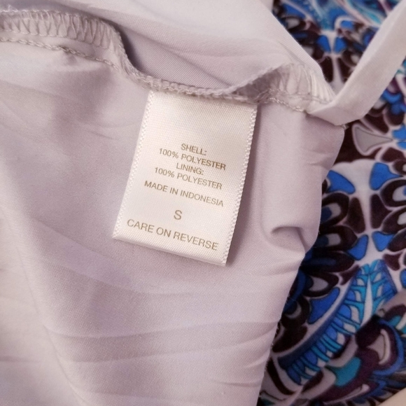 EVA MENDES Lightweight Sabrina Patterned Dress, S - Picture 6 of 13